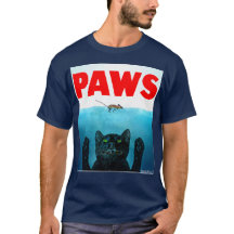 Paws Cat Jaws Drôle Movie Parodie