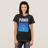 T-shirt Paws Chat et Souris Chat (Devant entier)
