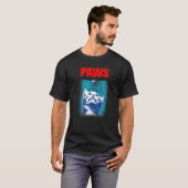 T-shirt Paws Chat et souris Parodie Cute Chat Idée actuell (Devant entier)