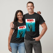 T-shirt Paws Ferret Shark Parody Funny Ferret Propriétaire (Unisexe)