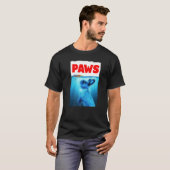 T-shirt Paws Jaws Rabbit Et Carotte Pour Les Hommes Pour L (Devant entier)
