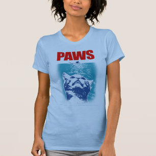 T-shirt PAWS ! Le chat vicieux d'en-dessous