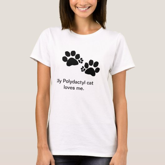 T-shirt - Paws polydactyles (Devant)