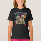 T-shirt Pawsitive Vibes Only : Deux pups, Endless Adventur (Devant)