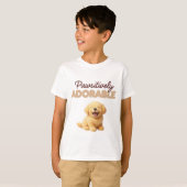 T-shirt Pawsitively Adorable  (Devant entier)