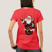 T-shirt Pawsitively Enchanted: Santa’s Magical Pet Moment (Dos)