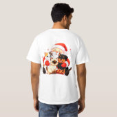 T-shirt Pawsitively Huggable: Santa’s Snuggle Squad (Dos entier)