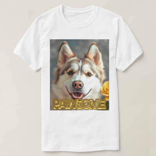 T-shirt PAWsom! (Design devant)