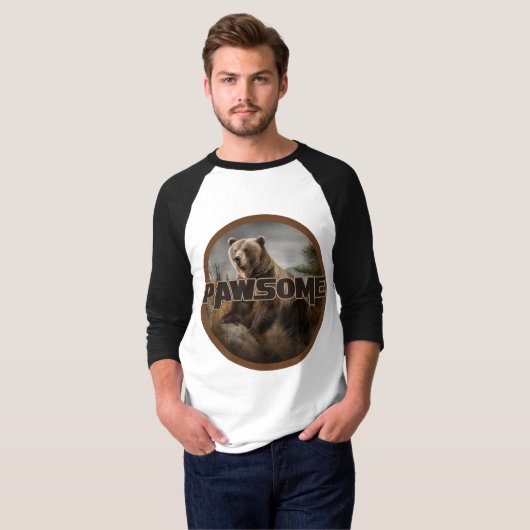 T-shirt Pawsome (Devant entier)
