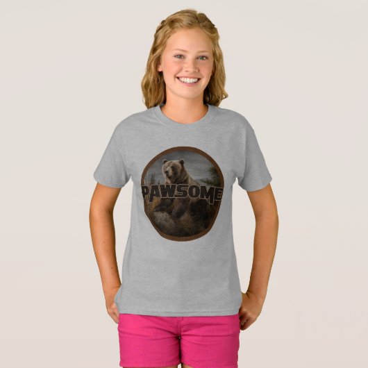 T-shirt Pawsome (Devant entier)