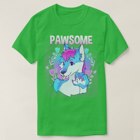 T-shirt Pawsome I Fandom Cospaly 3 (Design devant)
