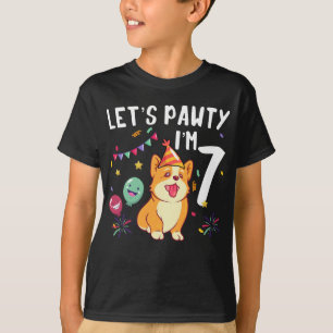 T-shirt Pawty, j'ai 4 ans