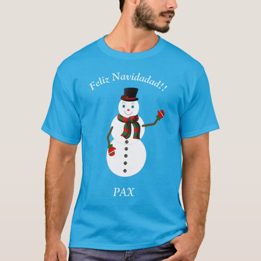 T-shirt PAX the snowman (Devant)