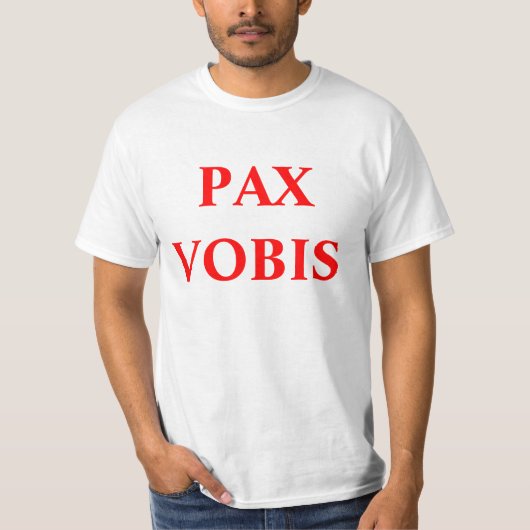 T-SHIRT PAX VOBIS CAMISIA (Devant)