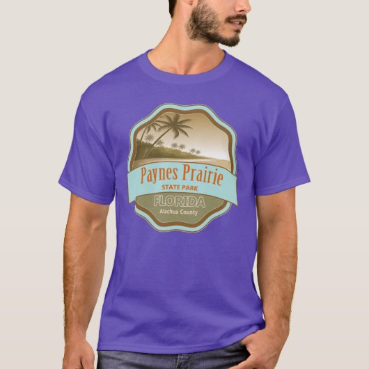 T-shirt Paynes Prairie Preserve State Park Alachua County  (Devant)