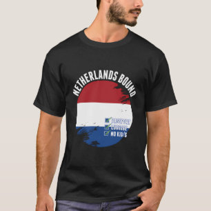 T-shirt Pays-Bas Bound Country Travel Netherlandish Fla
