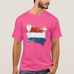 T-shirt Pays-Bas Drapeau néerlandais Vintage Pays-Bas
