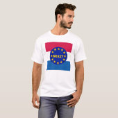 T-Shirt Pays-Bas Drapeau UE Sortie (Devant entier)