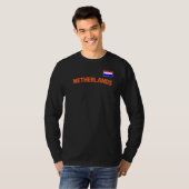 T-shirt Pays-Bas Flag Dutch Pride Nederland Internation (Devant entier)