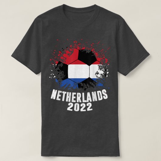 T-shirt Pays-Bas Soccer 2022 Holland Flag Soccer (Design devant)