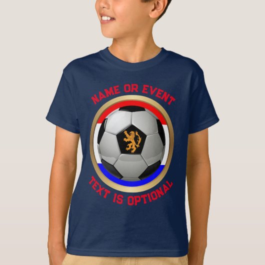 T-shirt Pays-Bas Soccer Ball Sports (Devant)
