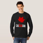 T-shirt Pays Canadian Maple Leaf Canada (Devant entier)