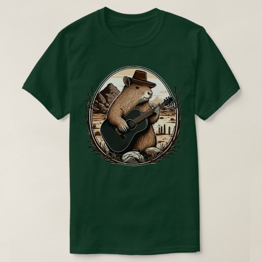 T-shirt Pays Capybara (Design devant)