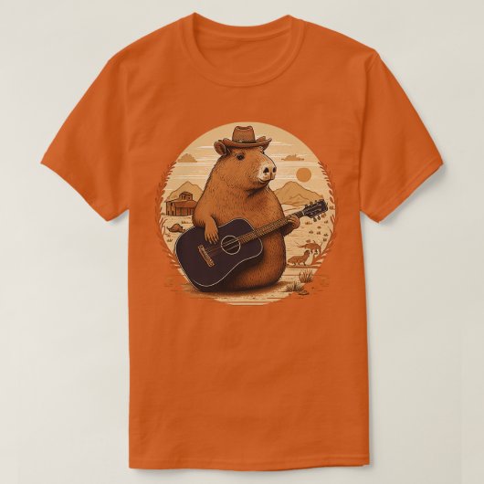 T-shirt Pays Capybara 1 (Design devant)