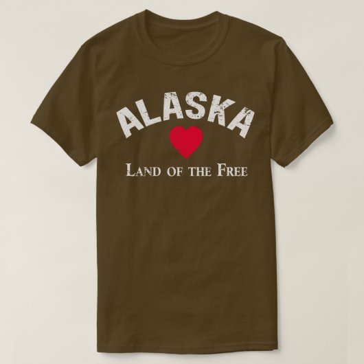 T-shirt PAYS D'Alaska DES LIBRES DÉSORMAIS (Design devant)