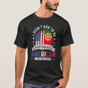 T-shirt Pays d'Amérique Portugaise Drapeaux Fierté Portuga