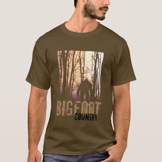 T-shirt Pays de Bigfoot (Devant)