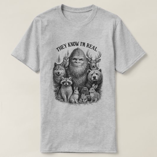 T-shirt Pays de Bigfoot (Design devant)