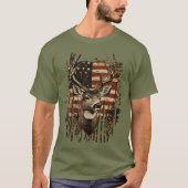 T-shirt Pays de Deer et USA (Devant)
