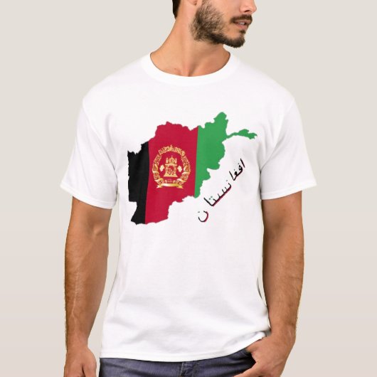 T-shirt Pays de drapeau de l'Afghanistan (Devant)