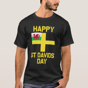 T-shirt Pays de Galles 'Cymru' Drapeau gallois St Davids D