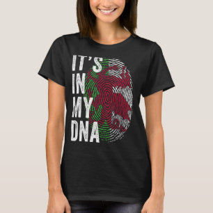 T-shirt Pays de Galles dans mon ADN mignon Gallois emprein