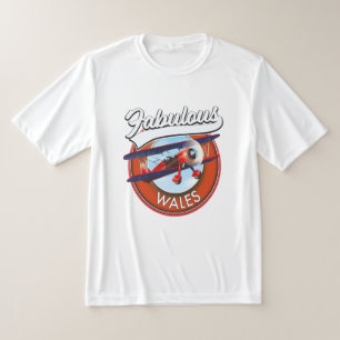 T-shirt Pays de Galles fabuleux patch de voyage de style r