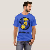 T-shirt Pays de la Barbade (Devant entier)