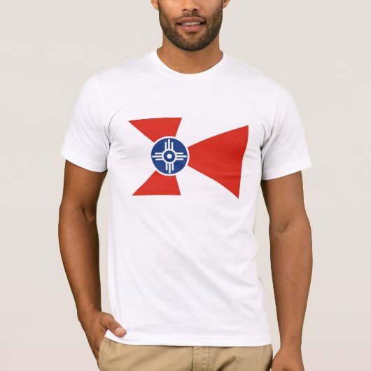 T-shirt Pays de l'Amérique d'état du Kansas de drapeau de (Devant)