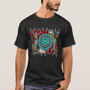 T-shirt Pays de l'Ouest Noël Joie Buffalo Turquoise Co
