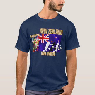 T-shirt Pays de qualification du drapeau 32 de la Nouvelle