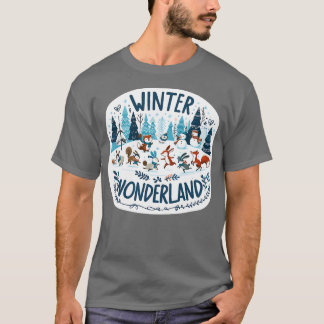 T-shirt pays des merveilles hivernales