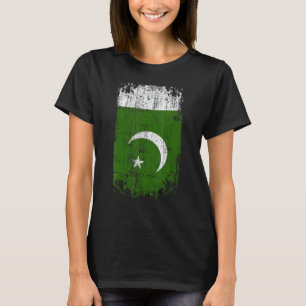 T-shirt Pays Drapeau Souvenir Grunge Drapeau Pakistan