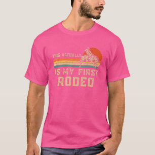 T-shirt Pays Du Cheval De L'Ouest C'Est En Fait Mes Premiè