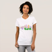 T-shirt Pays du monde (coloré) (Devant entier)