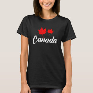 T-shirt Pays Feuille d'érable Canada
