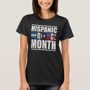 T-shirt Pays hispaniques de la Fierté latine Patrimoine hi