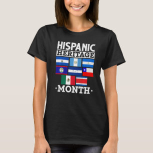 T-shirt Pays hispaniques Fierté latine Patrimoine hispaniq