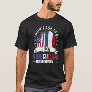 T-shirt Pays Hollandais-Américains Drapeaux Fierté Pays-Ba