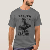 T-shirt Pays occidental Yellowstone | Emmenez Em Au Trai (Devant)